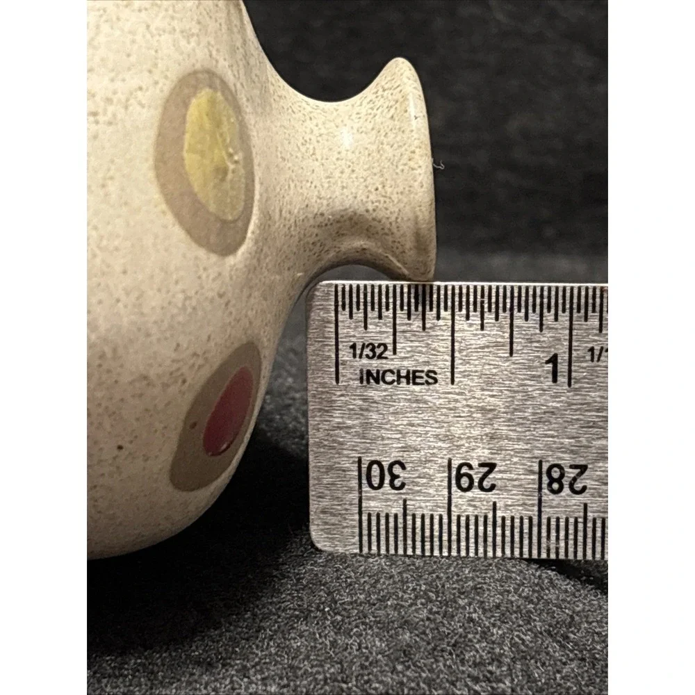 Mimatsu‎ Stoneware IKABANA Handmade Mini Bud Vase Made In Japan Hand Painted